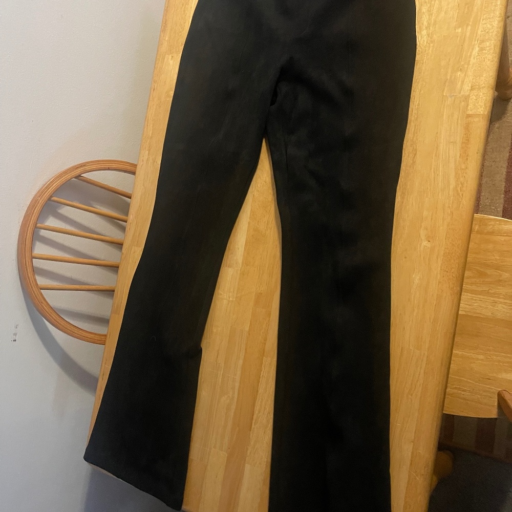 Spanx suede flare pants